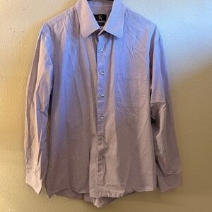 Calvin Klein Men's Lavender Button Down Shirt